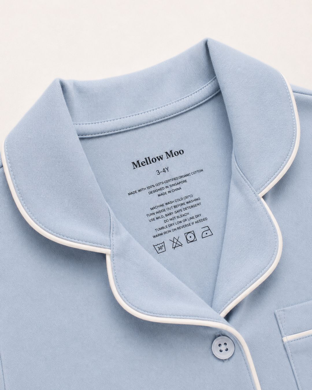Sky Mist Collared Pajamas