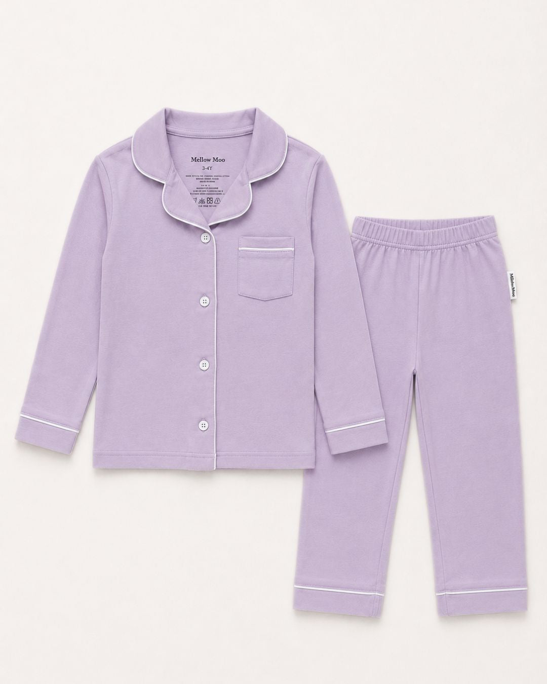 Lavender Mist Collared Pajamas