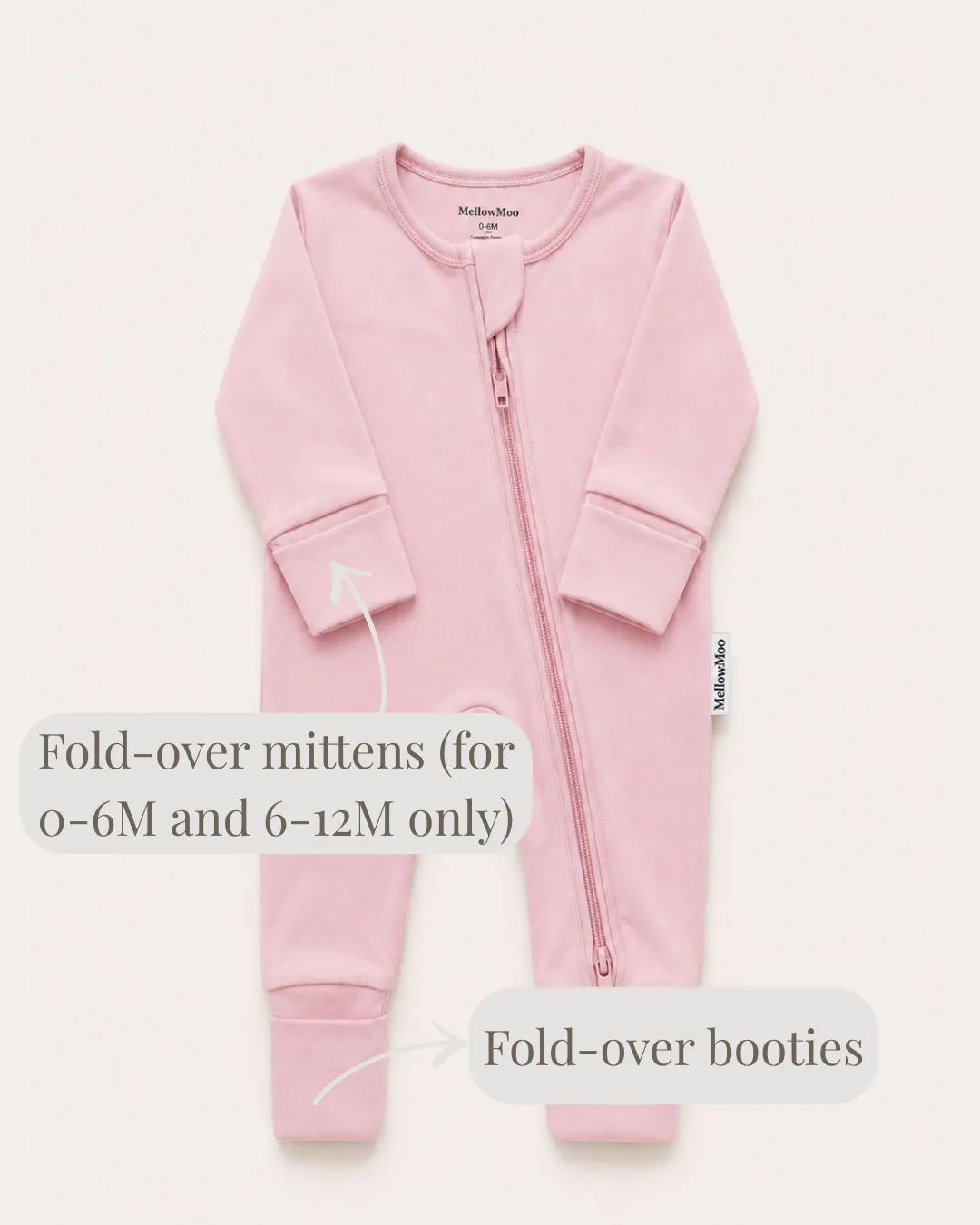 Peach Cloud Sleepsuit