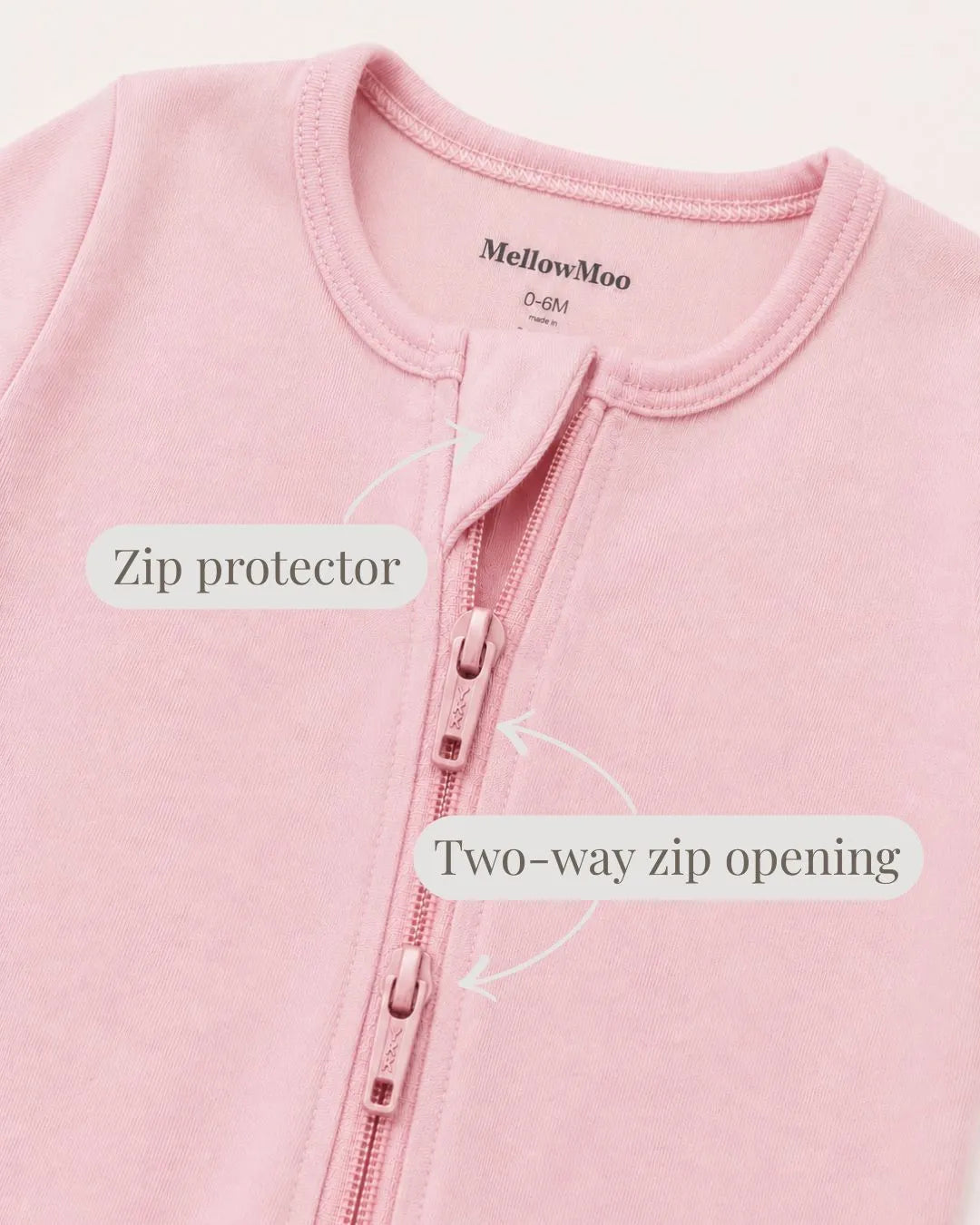 Peach Cloud Sleepsuit